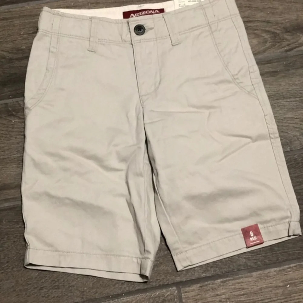 Nwt Arizona boys chino shorts Sz 8